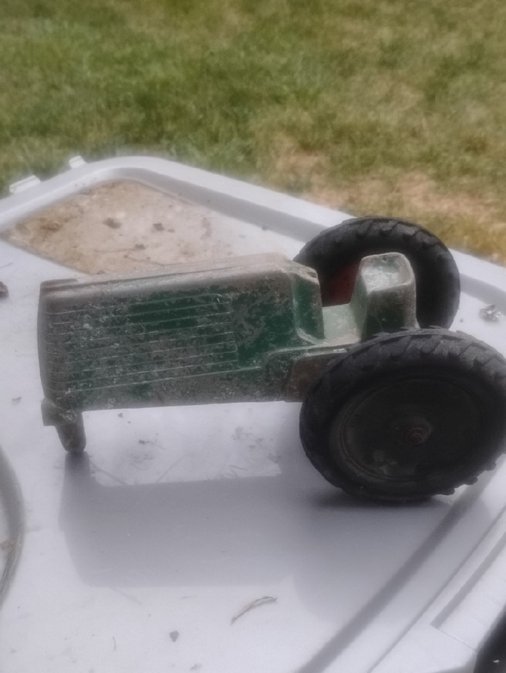Vintage Silk Toys Tractor